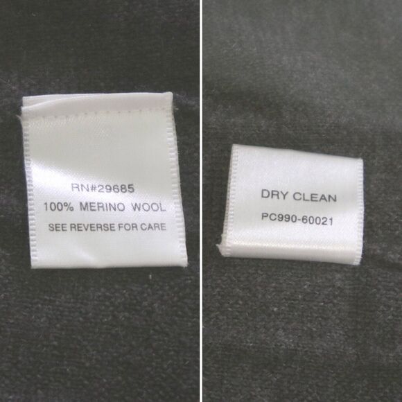 Pendleton Size Petite L Merino Wool Knit Sweater Turtleneck Gray - Picture 10 of 10